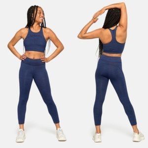 Outdoor Voices Navy Matching Workout Set Size Small